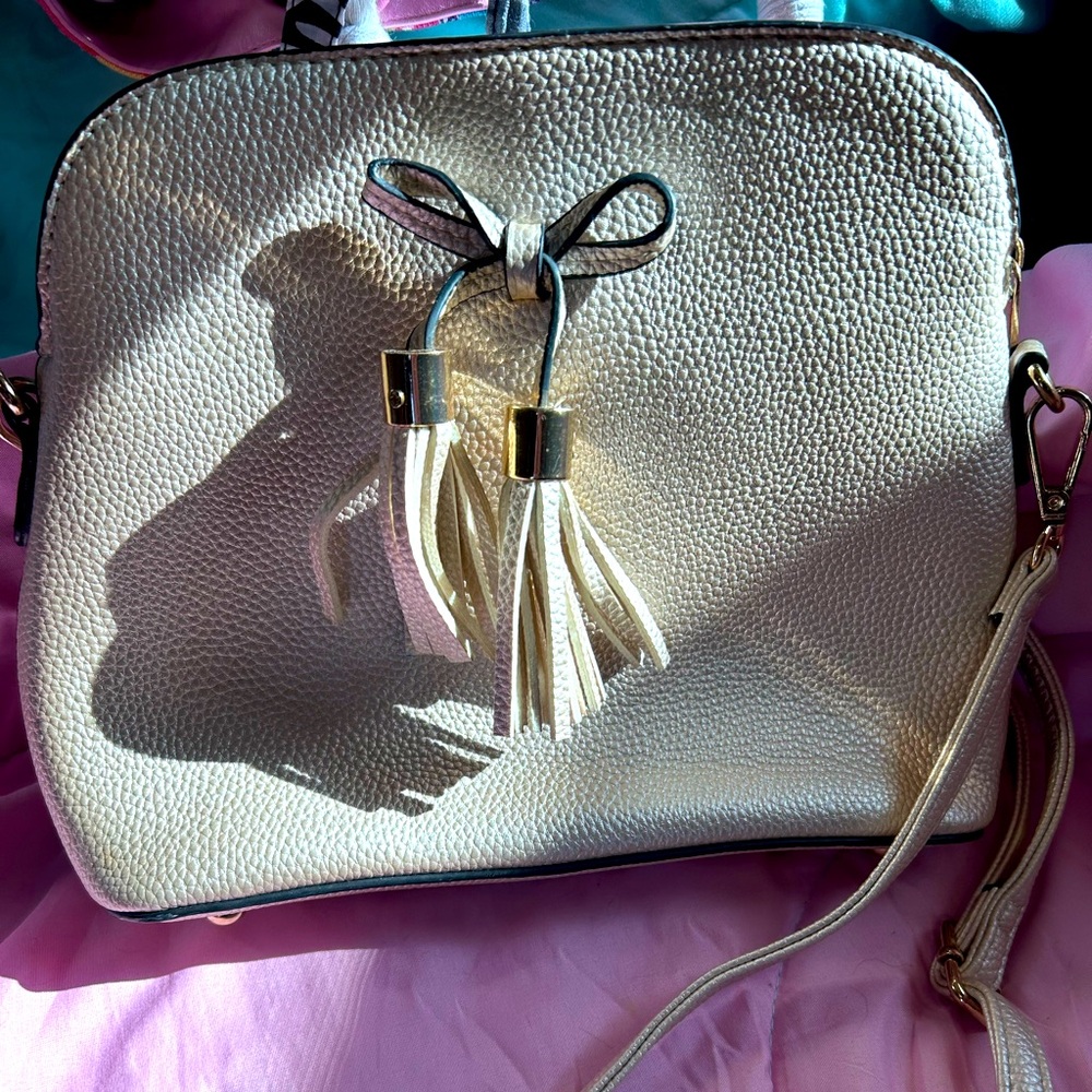 LIKE NEW- Cracker Barrel purse no stains.